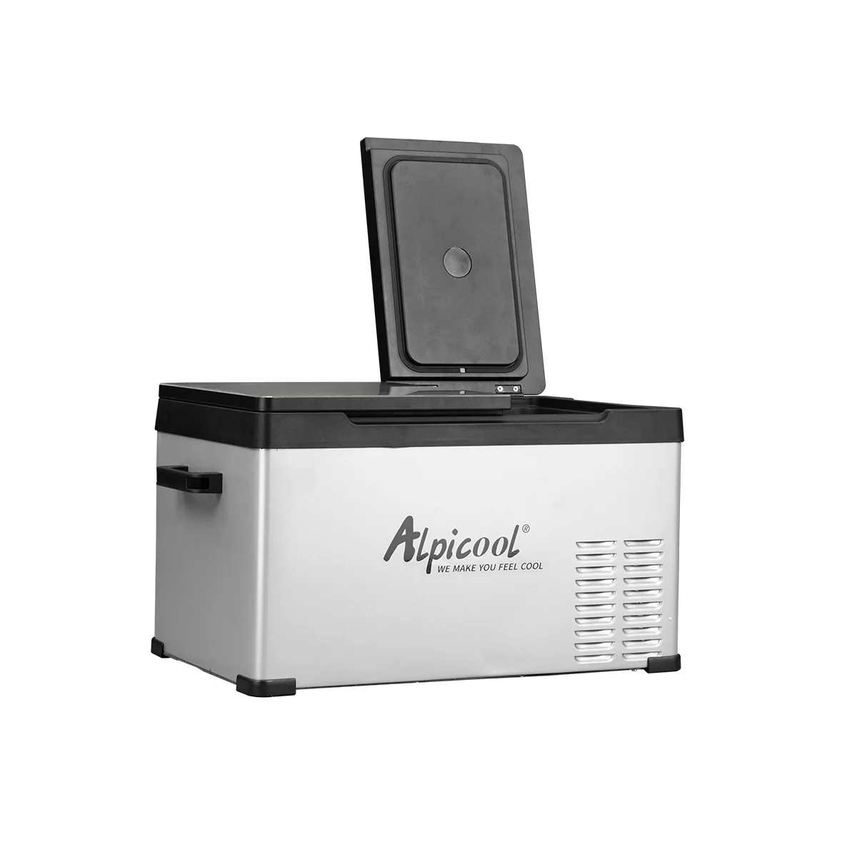 Alpicool CD35 small 12v fridge ac/dc compressor electronic car fridge dual-zone portable camping mini refrigerator freezer