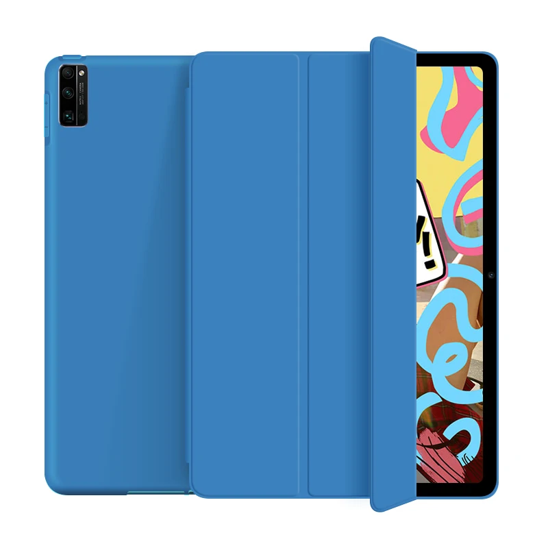 2020 Leather tablet cover shockproof case for Huawei Tablet Mighty Slim PU Leather Case For Huawei Matepad 10.4