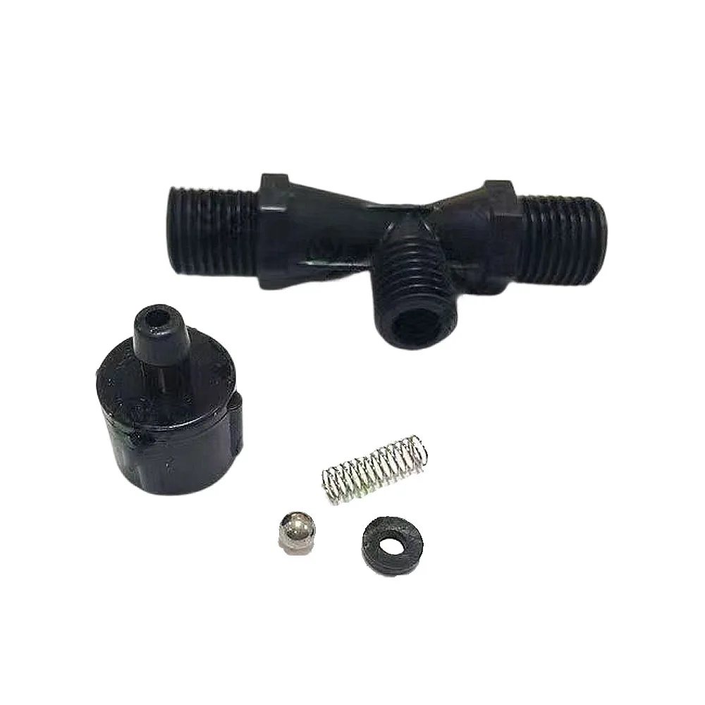 Ejector venturi  ozone parts with check valve and built-in corrosion resistant stainless steel spring