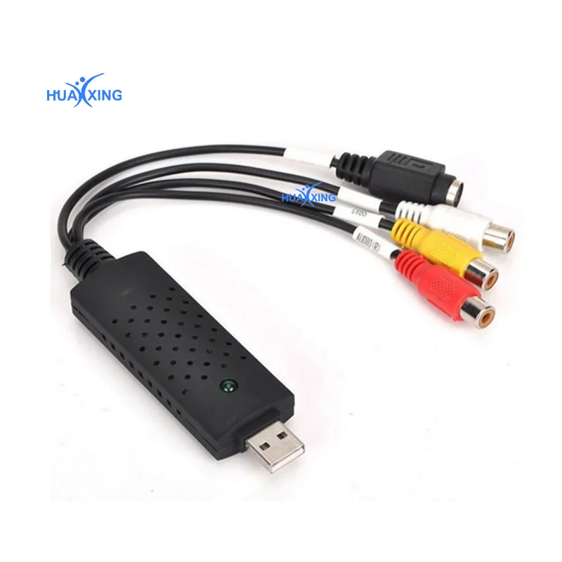  Адаптер для видеозахвата USB 2 0 VHS DC60 композитный преобразователь DVD камеры видеонаблюдения