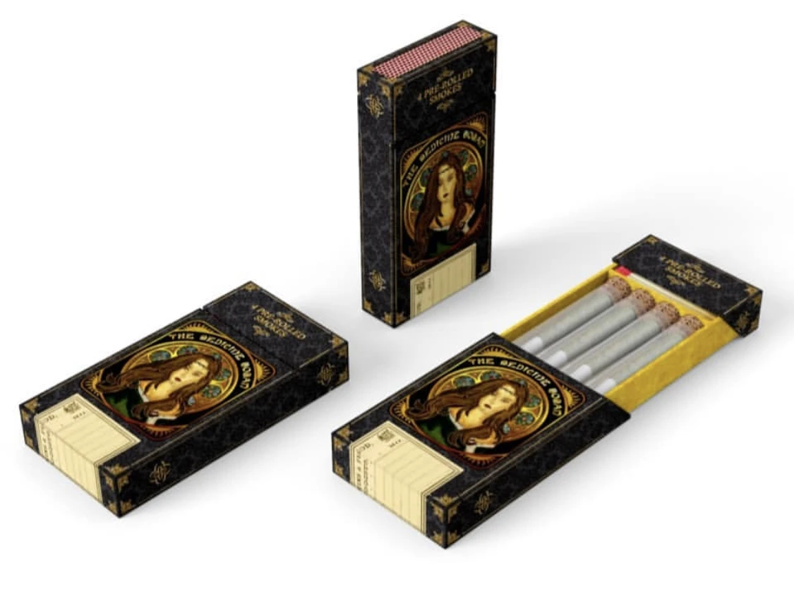 
Flavored War Custom Rose Flower Pre Rolled Cones Smoking Weed 120 Mm Raw Pre Roll Cones Raw Paper Boxes Packaging 