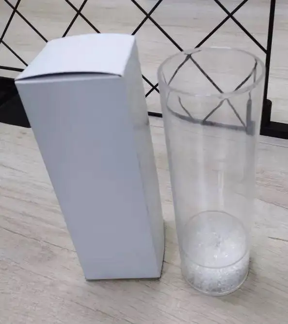 Nicroo Glow Party In The Dark Water Liquid Activated led Light Up Custom Drinking Glass Luminous Cup Neon Party Supplies Led Lig