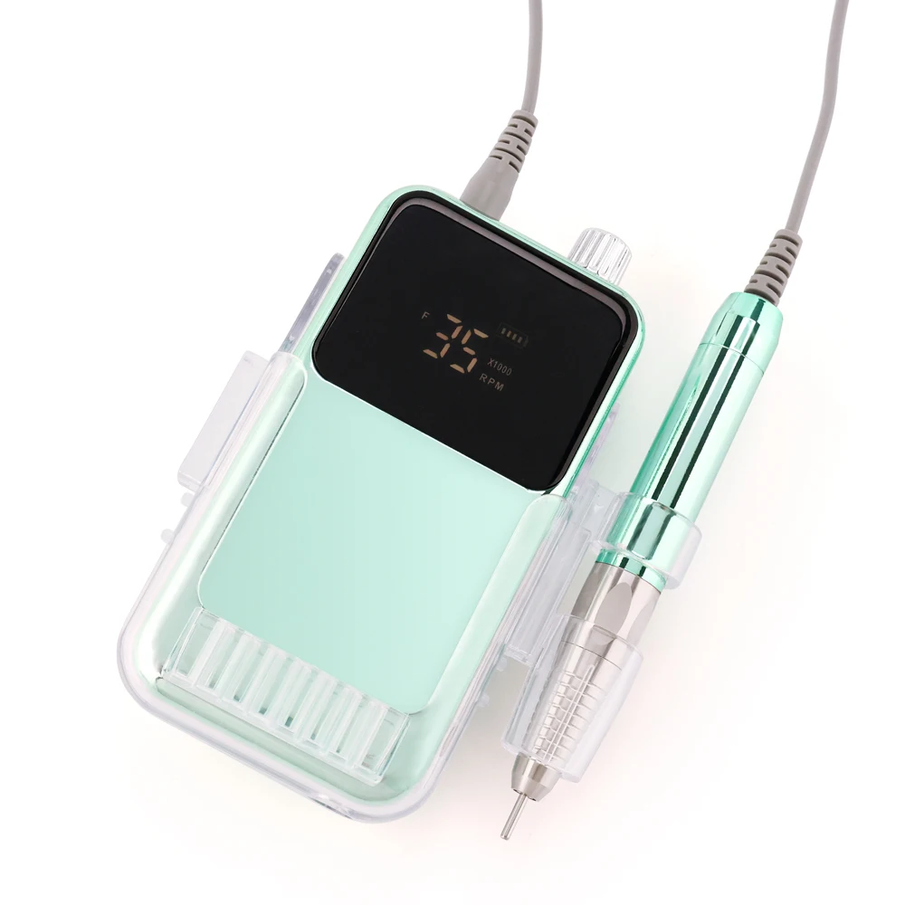 Amazing Cordless Electric Nail File 85W Brushless Nail Drill 35.000RPM Rechargeable E-file for Salon Manicure Supplies