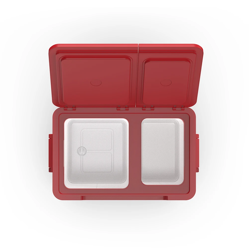 HS39 ALPICOOL AC/DC compressor car refrigerator 12v 24v dual-zone Portable Camping car Fridge for Outdoor Cottage RV Equipment