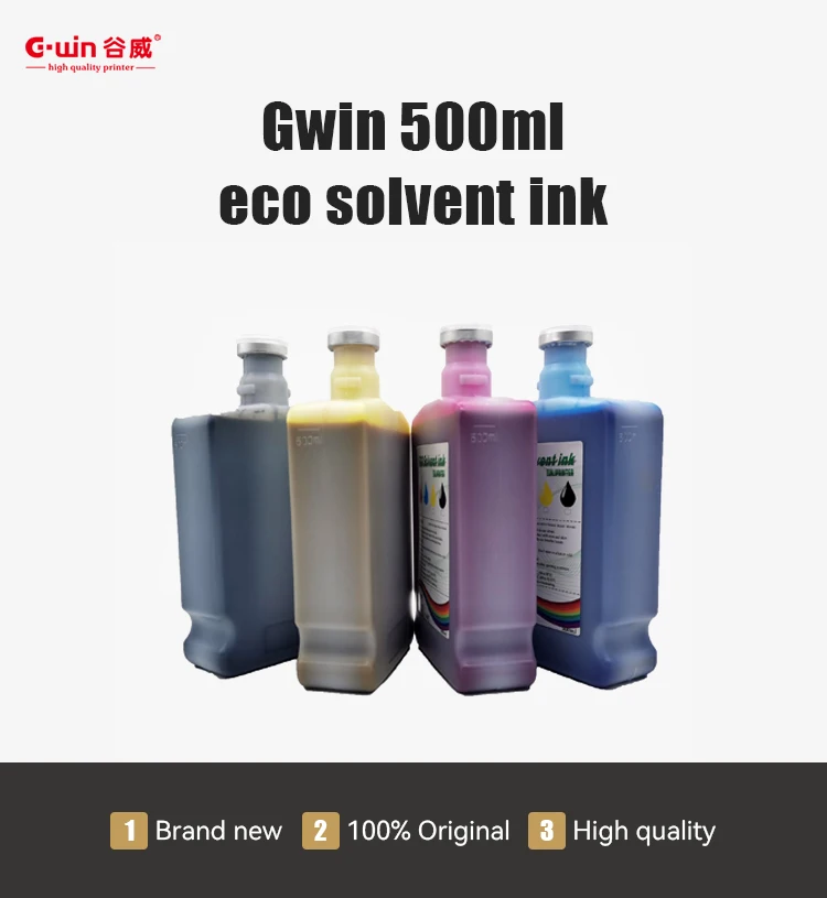 High Quality 500Ml Eco Solvent Pigment Ink Domestic Product Eco Solvent Ink