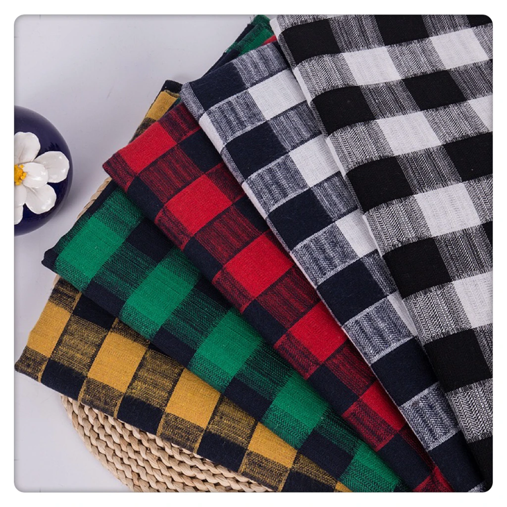 materials for dress making yarn dyed fabric 21s  180gsm 100% cotton yarn dyed flannel supplier  for for Coat