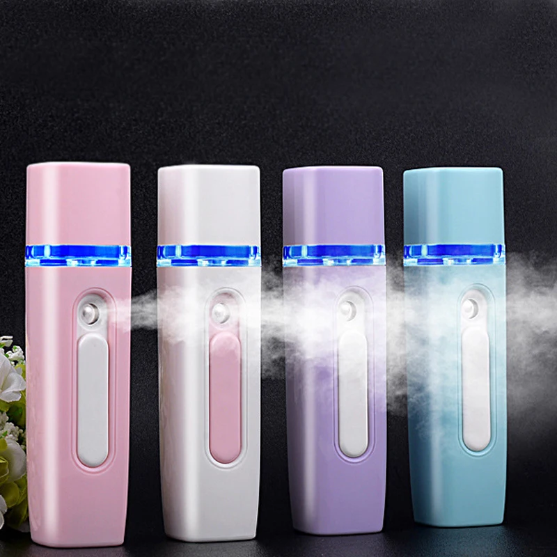Portable Nano Mist Sprayer Facial Steamer Face Spray Moisturizing Facial Spray Usb Ionic Support Sensitive Skin Nano Sprayer 305