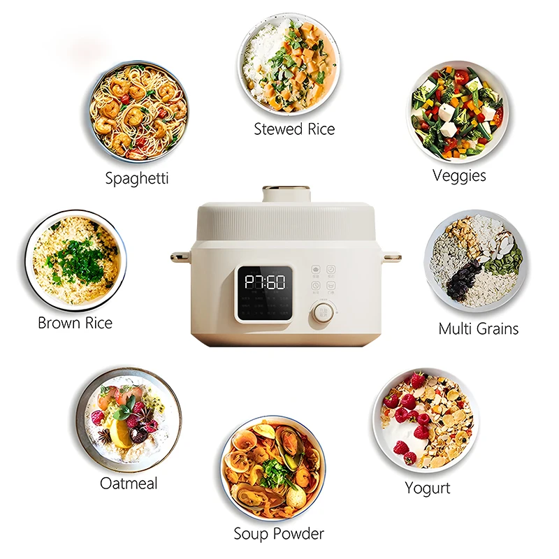 2024 Digital Multi Function High Pressure Cooker 4 L Portable large capacity New design Electric pressure cooker