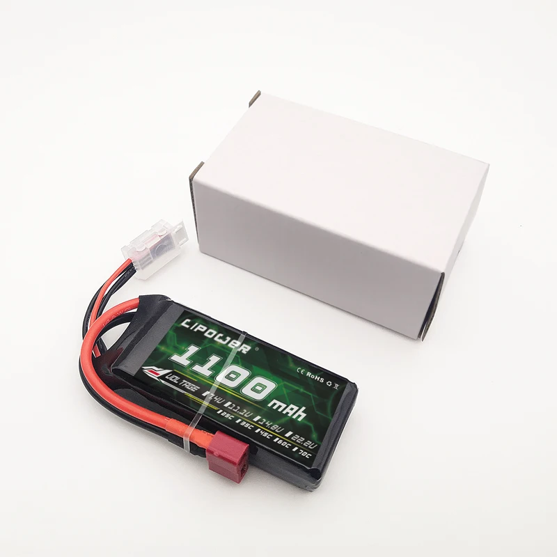 Аккумулятор RC 1100 мАч 2200 3000 5200 22 2 В 14 8 35C 60C для автомобиля FPV Дрон с неподвижным крылом игрушки аккумулятор