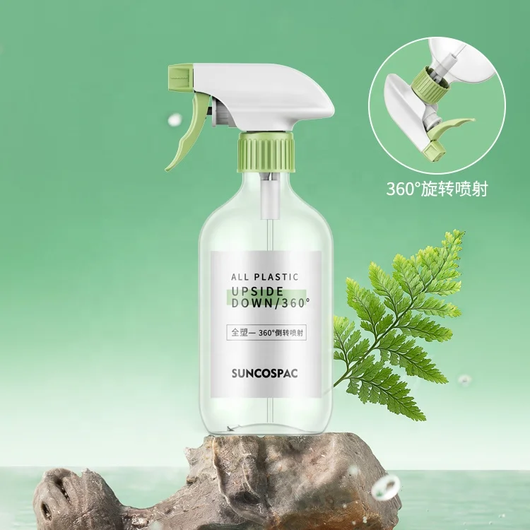 High Quality Cheap All Plastic 28/410mm Mist Sprayer Nozzle Upside Down 360 Press The Head Spray Pump Trigger Spray