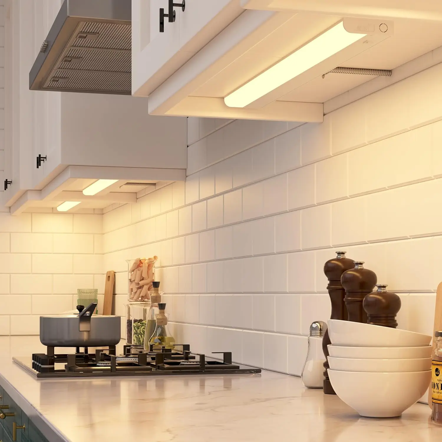 Dimmable Kitchen Cabinet Lights Daylight 9inch LED Under Cabinet Lights with ETL Listed