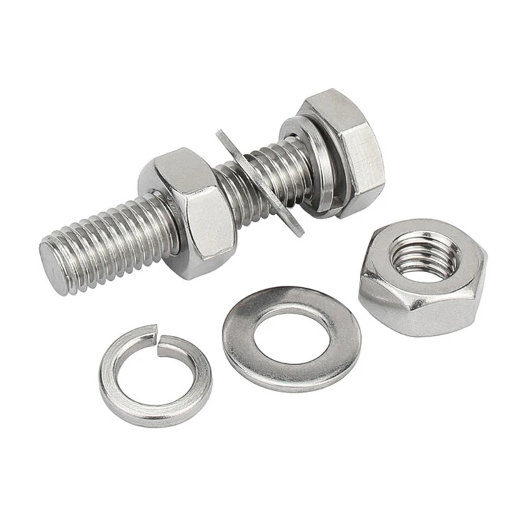 din931 bolt ss304 ss316 stainless steel hot selling customized m14 m20 m30 din933 hex bolt