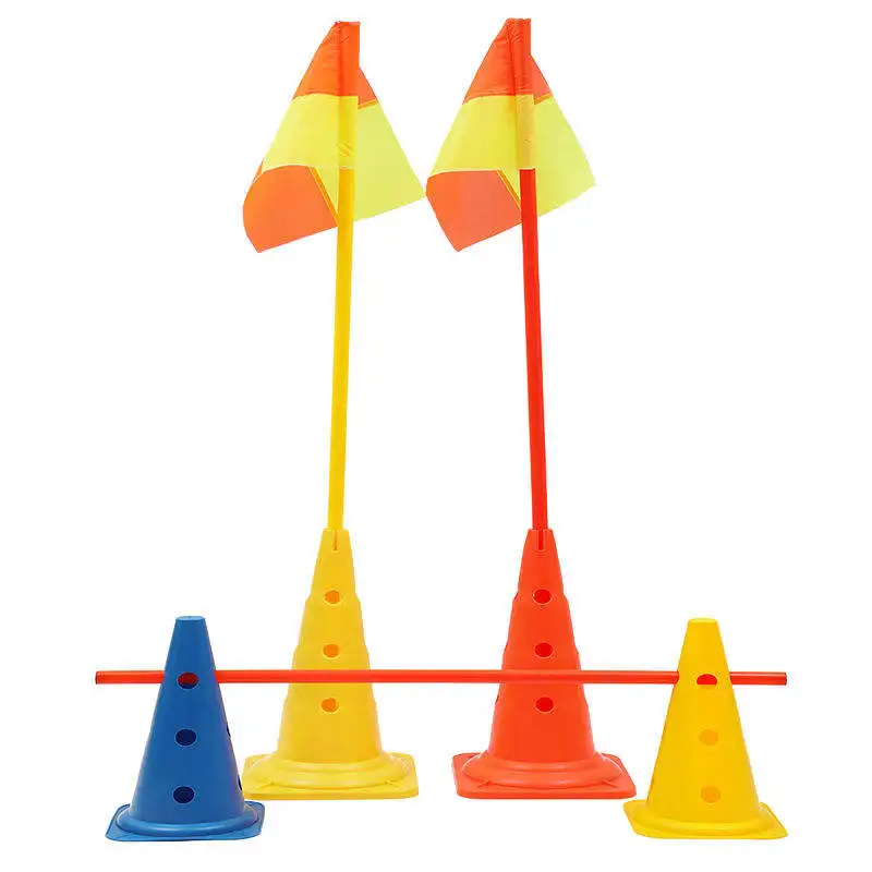 Football Agility Cone Plastic Marker Cones Football Soccer Training Equipment Sport Colorful Speed Training Set