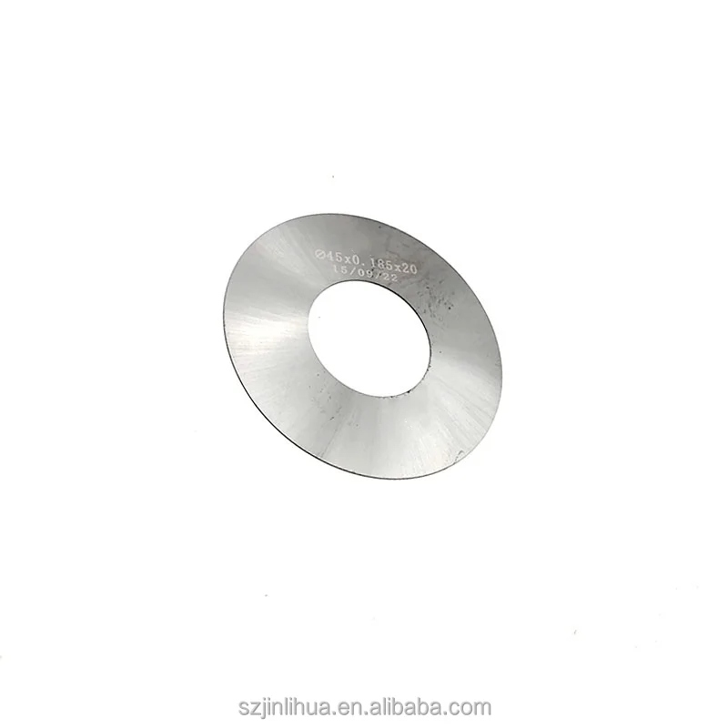 45mm 20T Tungsten Steel Slitting Knife Blade Use of Textile Machinery