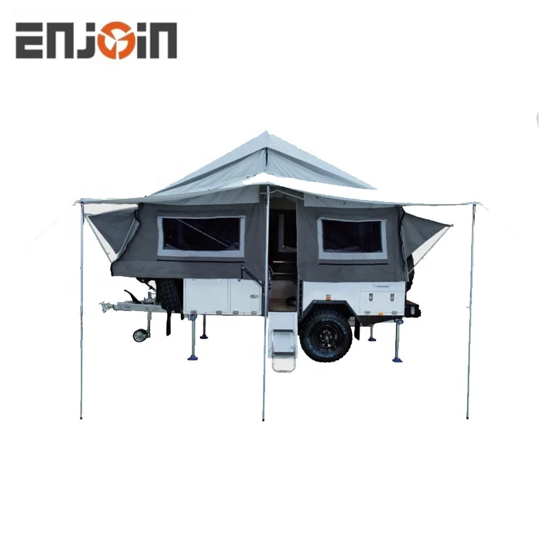 ENJOIN Waterproof Outdoor Camping Forward Fold Trailer Tent