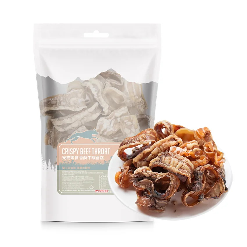 100% natural cow throat pet treats for dog pet food