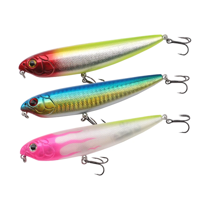 Wholesale Artificial Bionic High Quality 11cm 15g Plastic Topwater Floating Fishing Pencil Lure