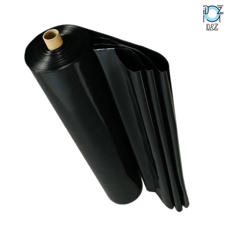 100% new material black Plastic agricultural mulch film silver black White mulch film