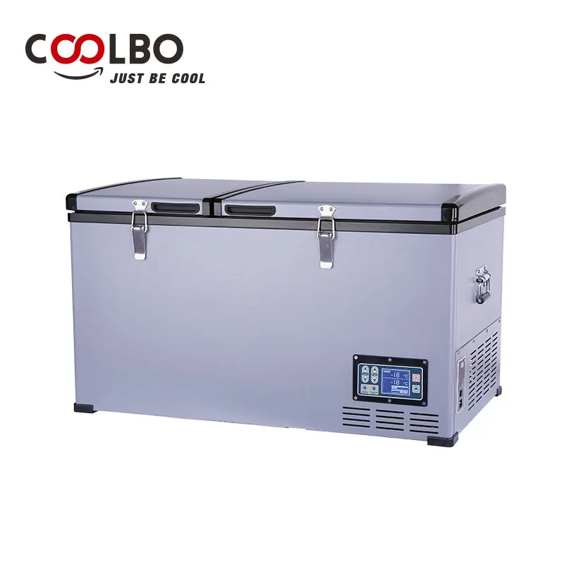 DC 12/24V 80L cold rolled sheetcamping boat cooler refrigerator with compressor