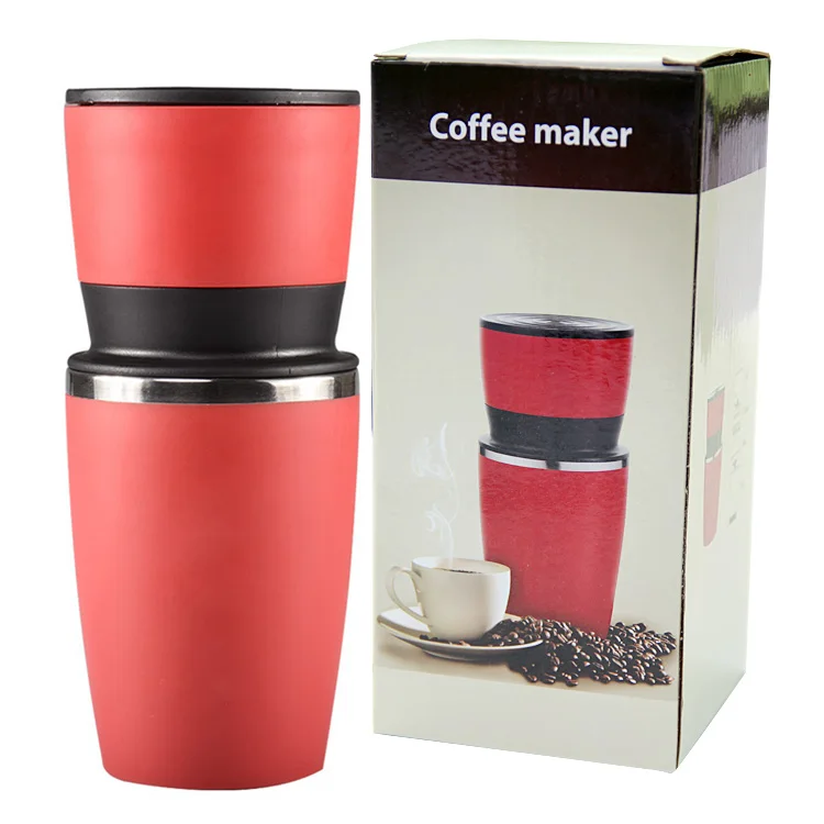 
Travel portable espresso coffee maker for indoor & outdoor using 1 Cup 