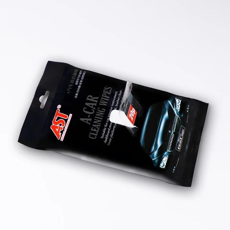 
lemon fragrance high quality car interior cleaning wet wipe 