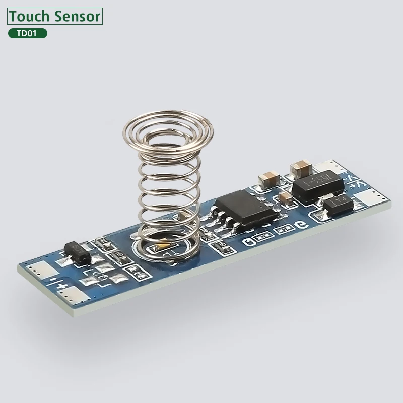 GREESON Factory Price dc12v 4a 48w  Led Dimming Control Spring Touch Switch Capacitive Touch Sensor Module for cabinet lights