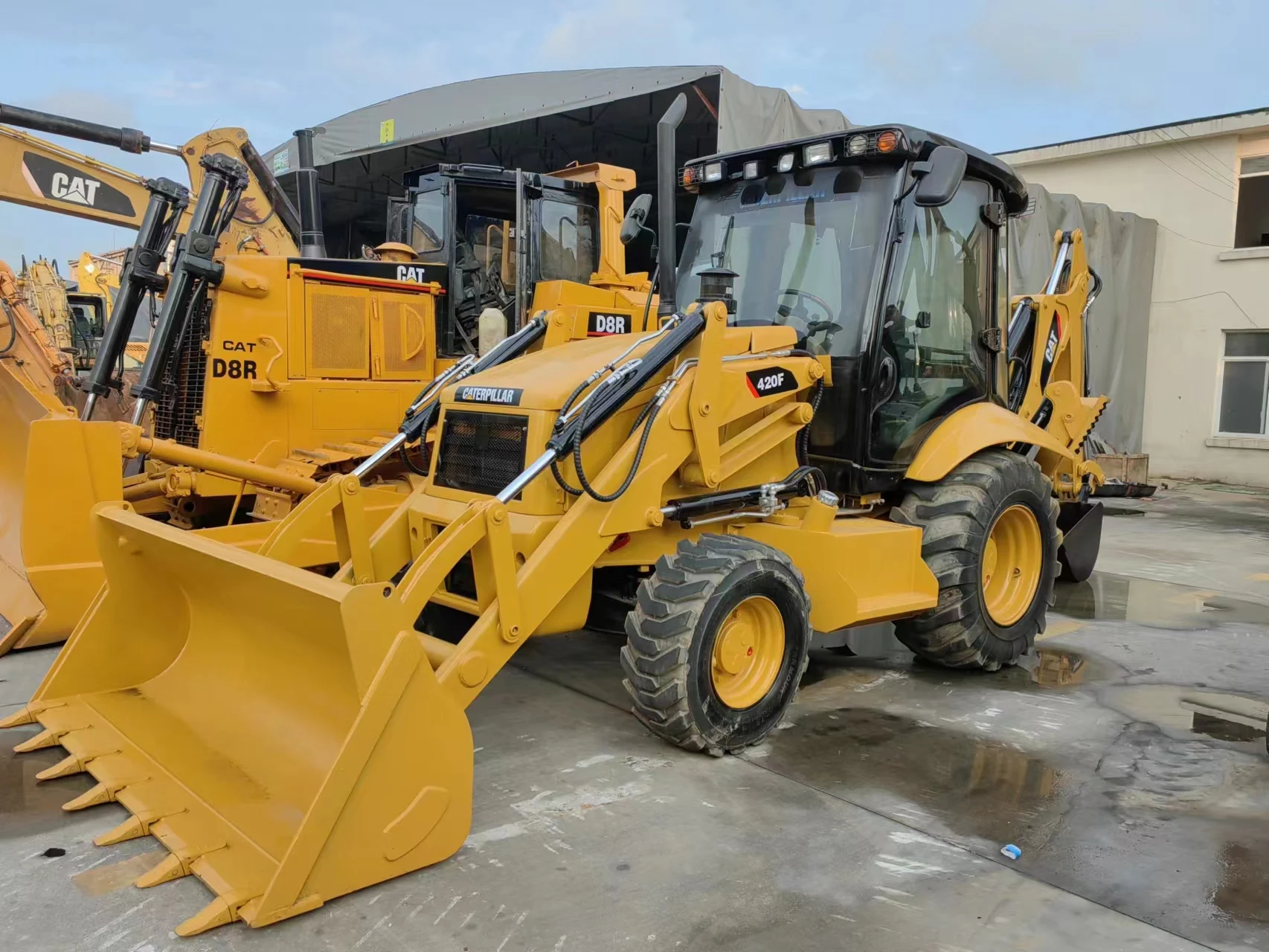 Strong condition used Cat 420F 430F 416E backhoe loader Caterpillar 420F 430F 416E backhoe tractor