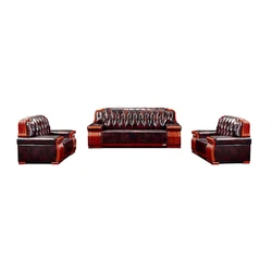 Commercial Furniture Executive Room Sofa LHZ Serie Genuine Real Leather Hign end Office Furniture Office Sofa