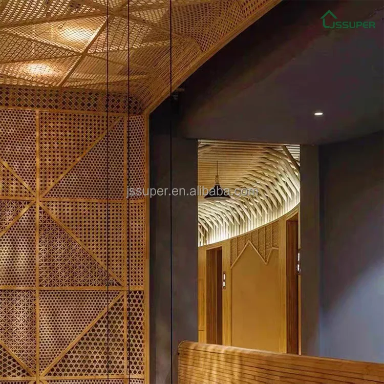 Wholesale Customized Bamboo Decor Bamboo Ceiling Panel Rattan Bamboo Cane Furniture