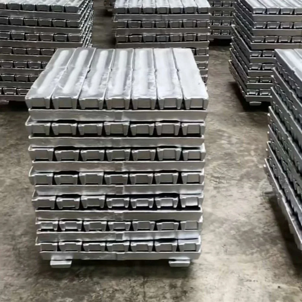 China Cheap Source Zinc Alloy  Ingot/High Purity 99.995% 99.99%