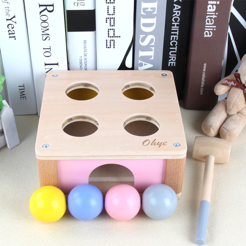 Wooden Hammer Whack A Mole Classic Educational Toys
