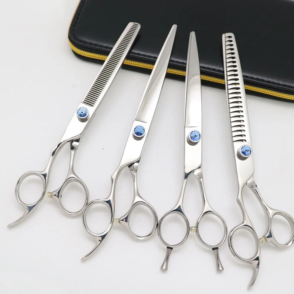 7.5 inch Pet Beauty Hair Cutting Scissors Set for hairdressing salons barber scissors thinning shears for hairdresser