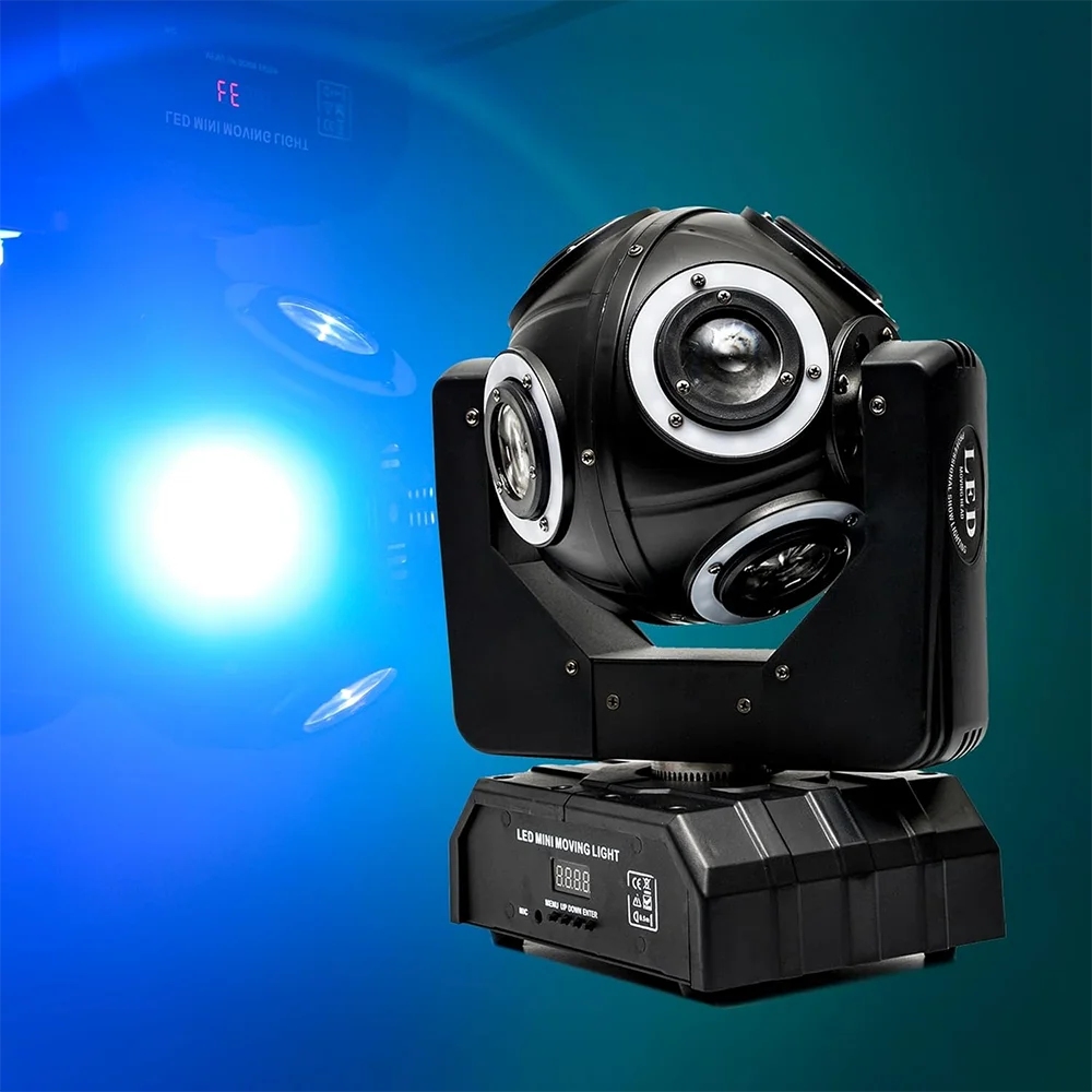 Led Dj Football Light Disco Moving Head Rotating Party Club Magic Ball Effect Light