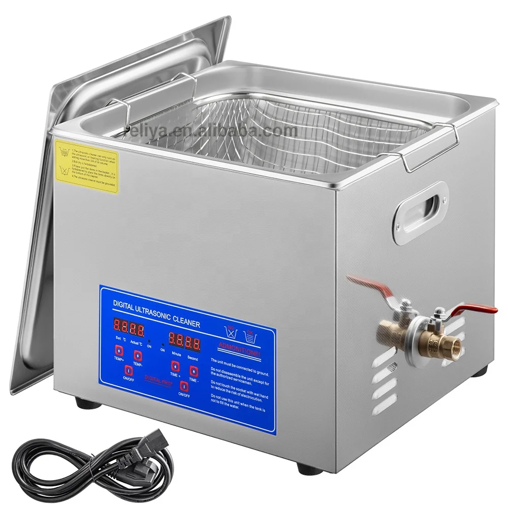 EU warehouse JPS-15L industrial ultrasonic cleaner commercial dental ultrasonic cleaner