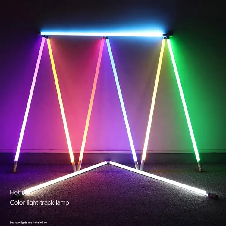 TL-120 60cm 90cm 120cm led with built-in battery rgb t8 tube lamp 18w remote control stage lights
