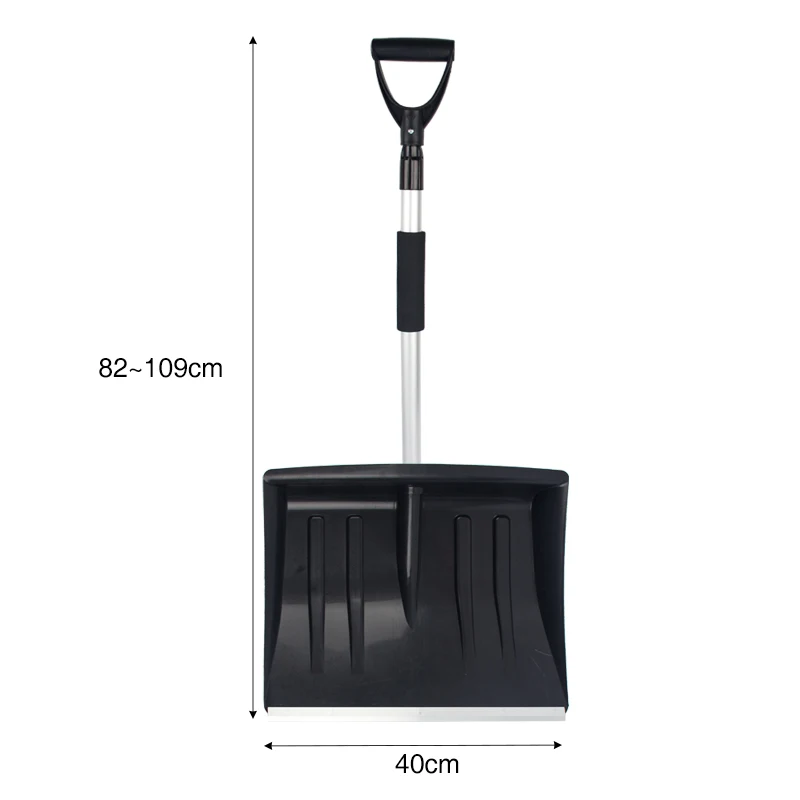 PP  plastic shovel head telescopic detachable  snow sweeper Snow Shovel