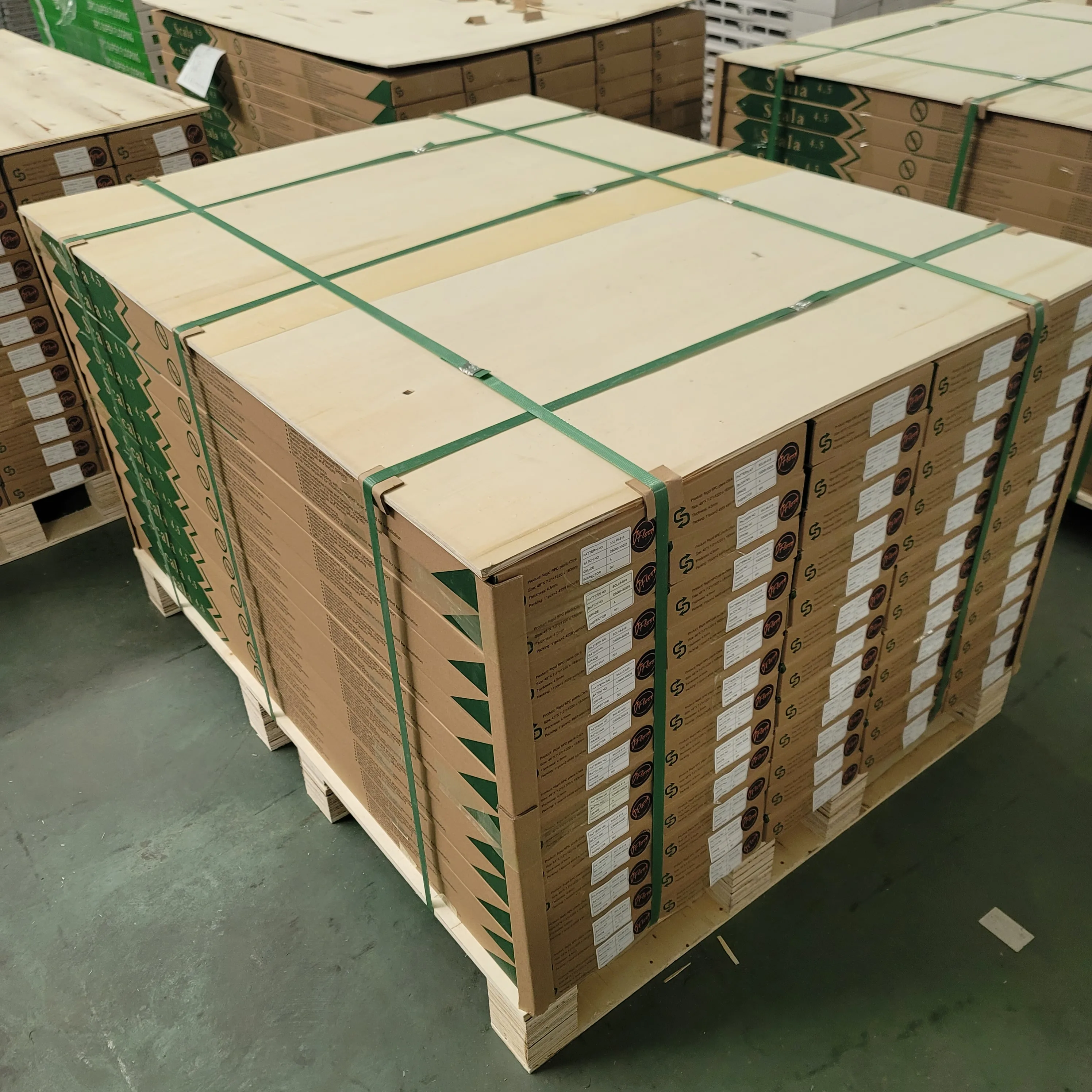 Luxury 4mm/5mm/6mm Click Lock Rigid Spc Flooring Waterproof Plastic Tiles Vinyl Plank Spc Flooring