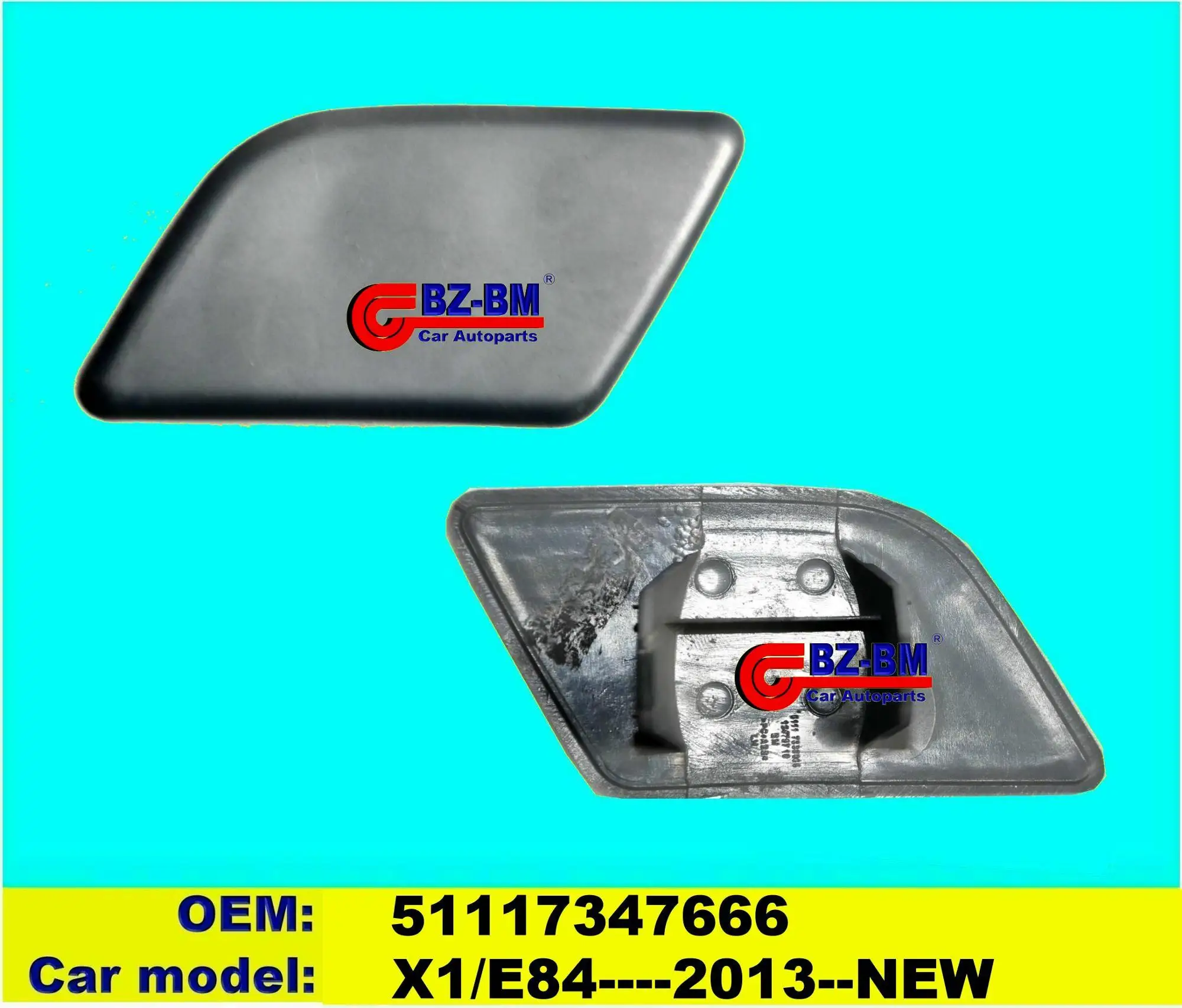 HEADLIGHT WASHER COVER for bmw F10 F18 M5 51118048679 51118048680