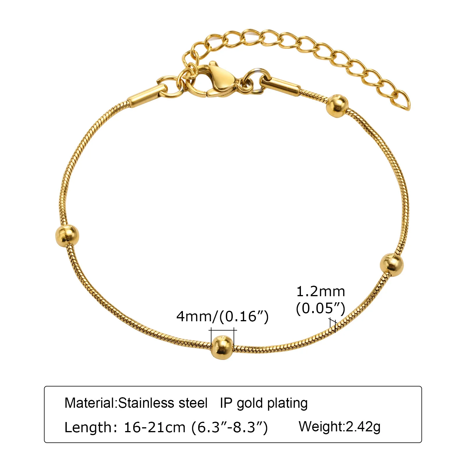 HP stainless steel 18k gold zircon bracelet adjustable bracelet stainless steel bracelet wholesale