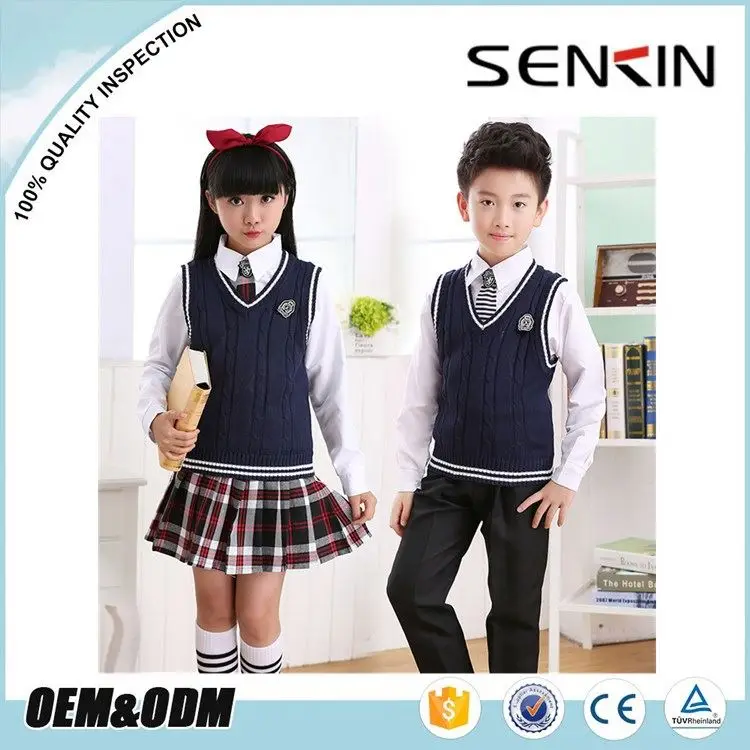 Nicole Hot Sale Kindergarten School Uniform Korean Winter School Girls Uniform Pictures