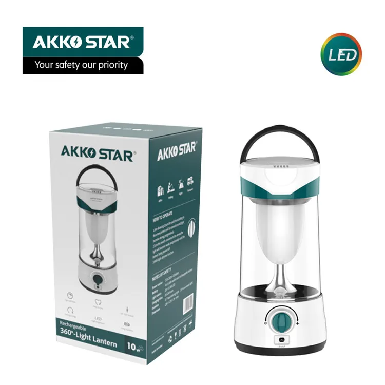AKKOSTAR 2021 легкий и удобный заряжаемый аварийный светильник с вращающимся ing
