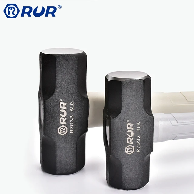 High Carbon Steel Stainless Steel Hammer With Non-slip Attachment,Anti-magnetic Hand Tool Octagonal Iron Hammer