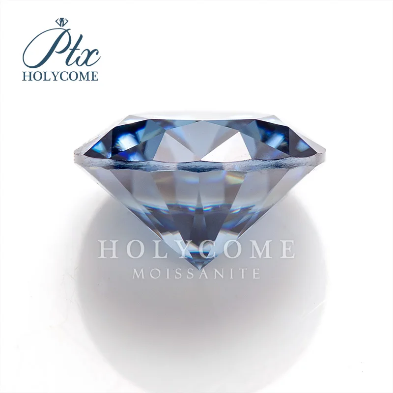 3mm ROYAL BLUE  VVS1 Top Quality ROUND Cut Loose Moissanite Gemstone Factory For Fine Jewelry rings earring necklace Wholesale