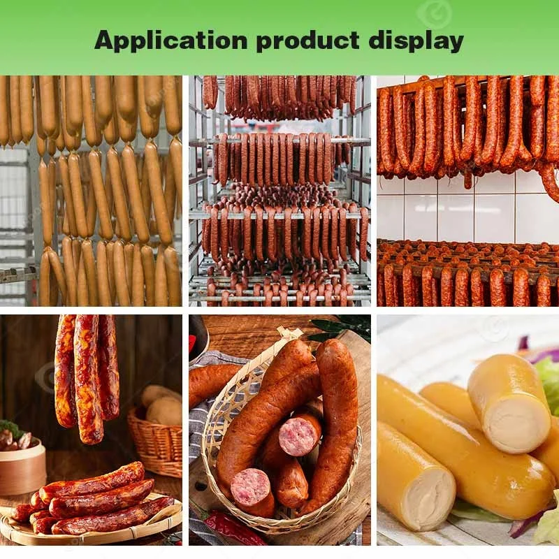 Heavy Duty Pneumatic Homemade Electric Russian Industry Sausage Filler and Clipper Twist Machine Small