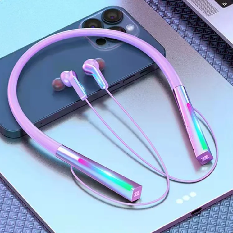 Led Headset Neckband Sports Music Noise Reduction In Ear 100 Hours True Wireless Stereo Headphones Earphone