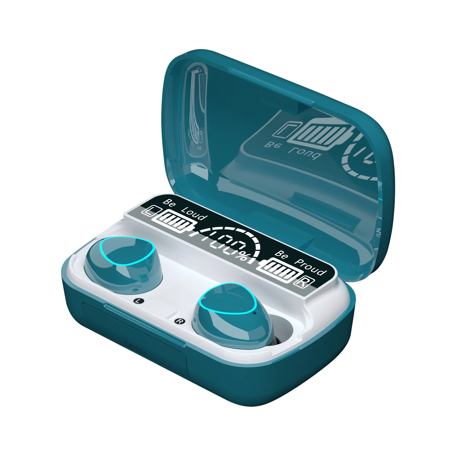 2021 Truely New product Free Sample TWS Earbuds, tws earbuds portable Wireless Earphone Earbuds with Powerbank Charging Box