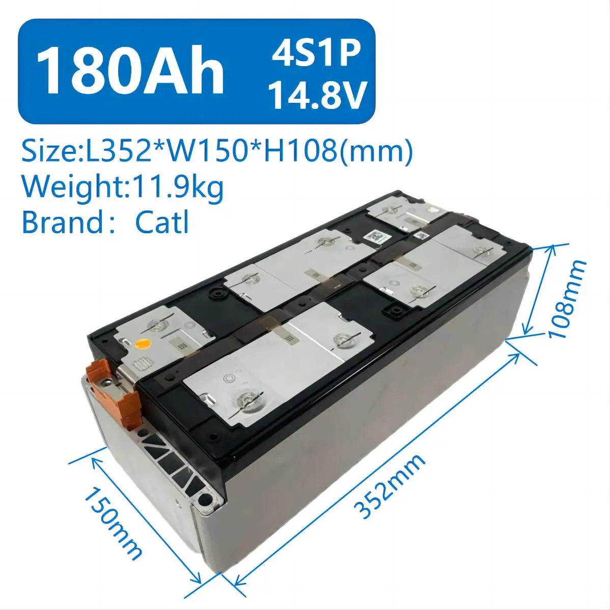Аккумуляторный модуль Xiho Catl Ncm 14 8 В 180Ah 195Ah 174Ah 159Ah 4S1P Nmc аккумуляторная батарея Nissan Leaf 56KWH 62KWH 64KWH электромобиль