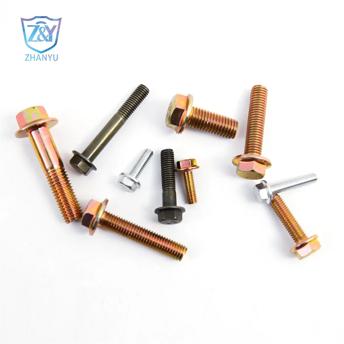 Factory wholesale Hex Flange Bolt Perno Cavilha All Kinds Of High Quality with serrated DIN6921 M5 M6 M8 M10 M12 M14 M16 M20