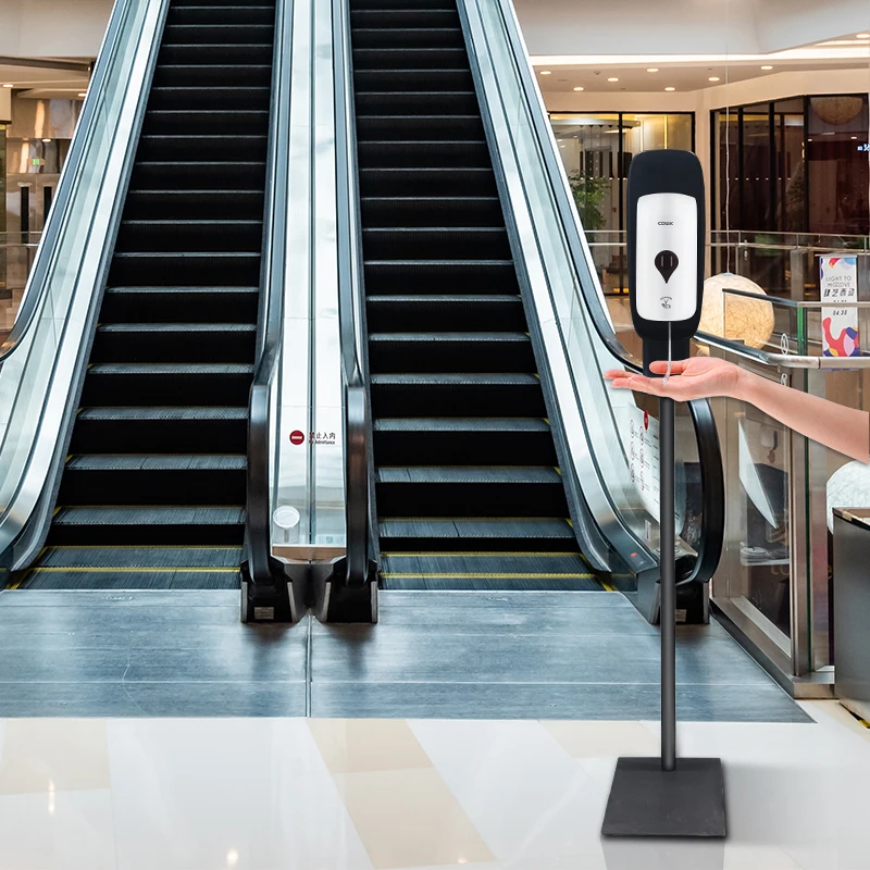 CDWK Hospital floor standing sensor soap dispenser for hands disinfection hand sanitizer dispenser