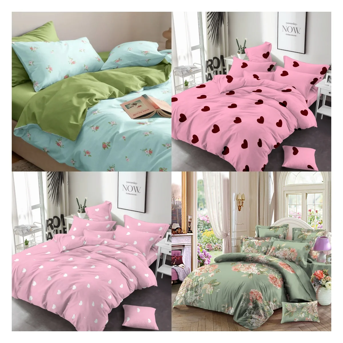 China manufacture microfiber bedding fabric wholesale printed polyester bedsheet fabric roll